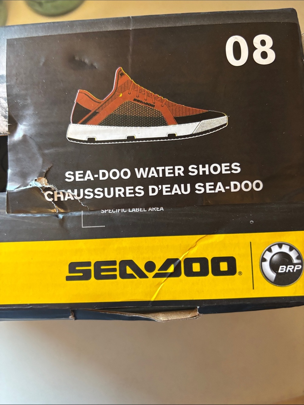 Sea-Doo unisex water shoes feature a vibrant red and black color - Picture 9 of 10